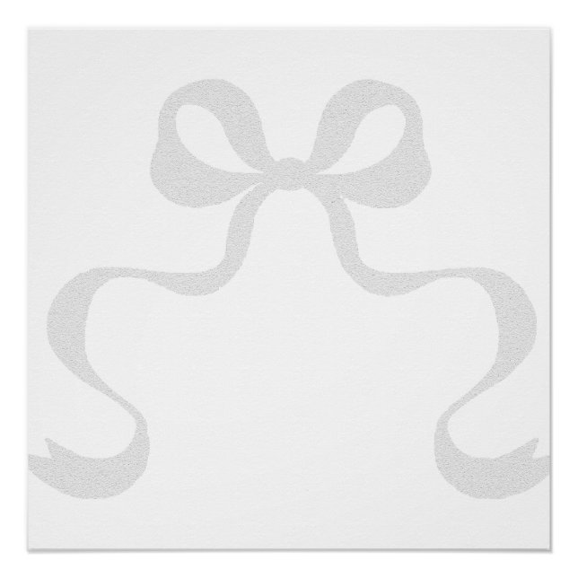 Beige Bogen Kunst  Poster (Vorderseite)