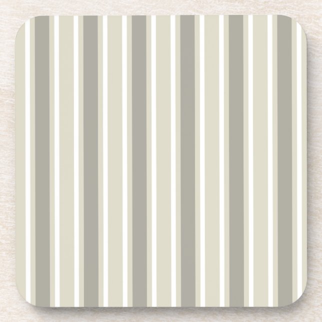Beige Bonbons Getränkeuntersetzer (Vorderseite)