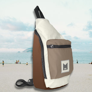 Beige braune City-Accessoires Crossbody-Tragetasch Crossbody Bag