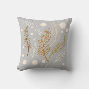 Beige Brown Light Gray einfach Kissen