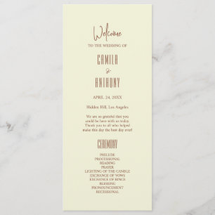 Beige Brown Programm