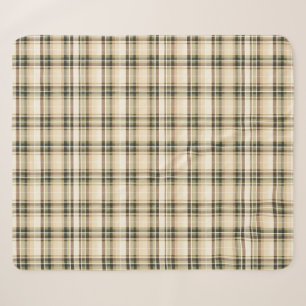 Beige Brown Tartan Plaid Cadeau pour lui