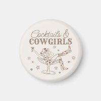 Beige Cocktails und Cowgirls Bachelorette Favorite