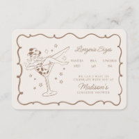 Beige Cocktails und Cowgirls Fingerabdrücke einfüg