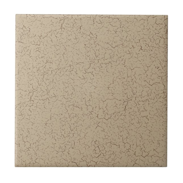 Beige Crackle Glaze Solid Color Tile Fliese (Vorderseite)