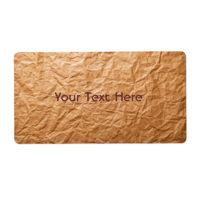 Beige Crumpled Paper (Vorne)