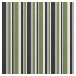 Beige, dunkelolie grün, dunkelgrau und schwarz ge stoff