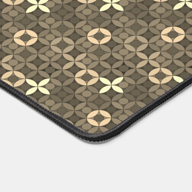 Beige Elegant Motif Abstrait Design Cool Neutre (Coin)