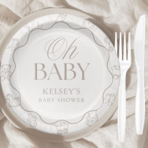 Beige Elegant Oh Baby geschlechtsneutrale Babypart