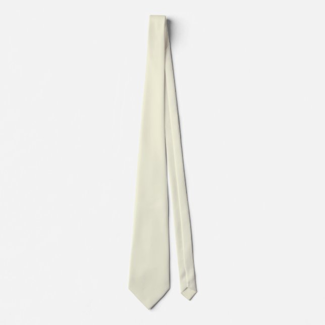 Beige Farbe Krawatte (Vorderseite)