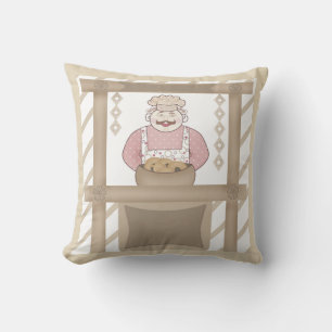 Beige-Farben Retro Vintage Küche Kochküche Kissen