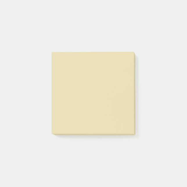 Beige (feste Farbe)  Post-it Klebezettel (Vorderseite)