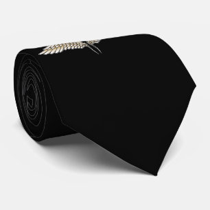 Beige Flügel Krawatte