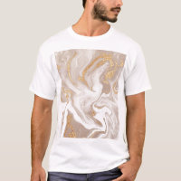Beige flüssige Marmor, Goldlinienkunst.