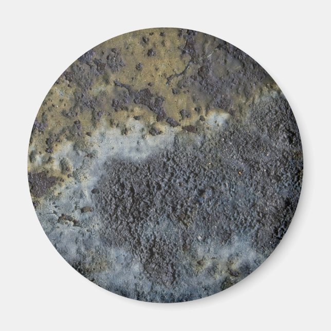 Beige, gelbe und graue Textur Magnet (Vorne)