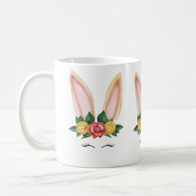 Beige Gelbkaninchen Kaffeetasse (Links)