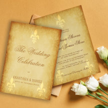 Beige gold de luxe französische Lilie