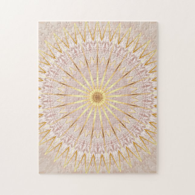 Beige Gold Mandala (Vertikal)