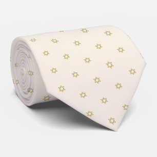 Beige & Gold Star von David Krawatte