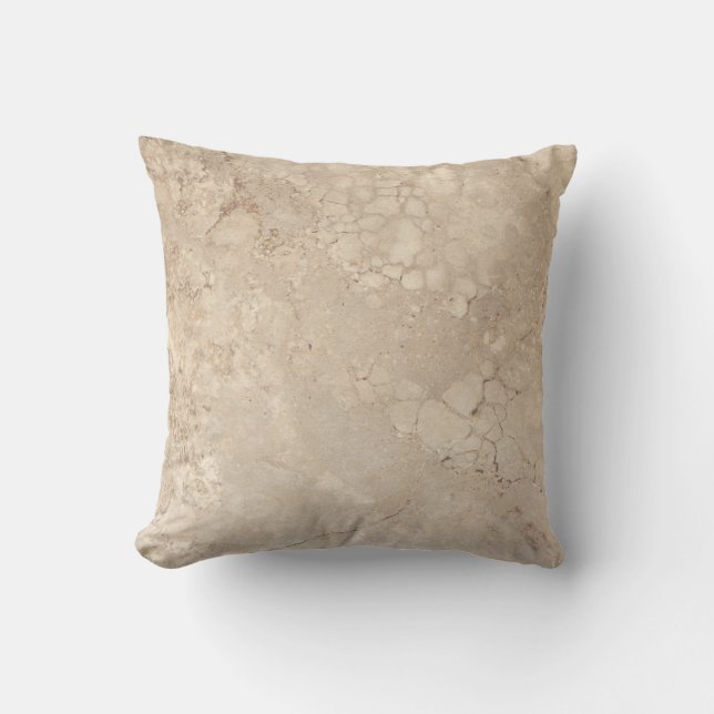 Beige Granit-Kissen Kissen (Vorderseite)
