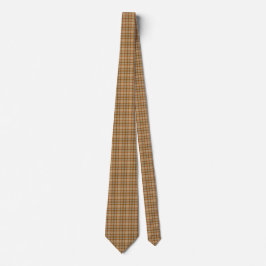 Beige Grau Rot Braun Kariert Tartan Schlips Krawat Krawatte