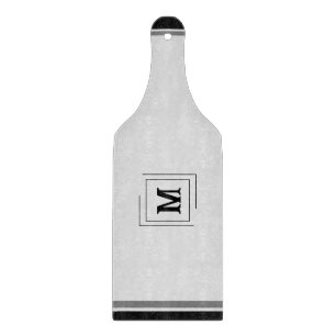 Beige, Grau, Schwarz Schneidebrett