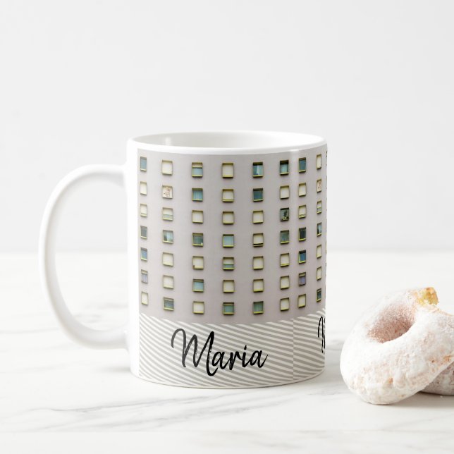 Beige Green Tasse (Mit Donut)
