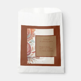 Beige-Hochzeitsmotiv Geschenktütchen