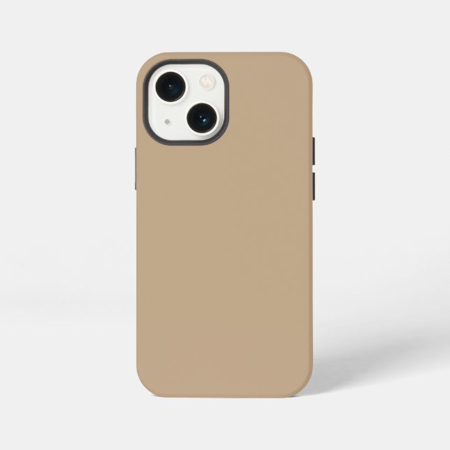 Beige iPhone 13 Mini Hülle (Rückseite)