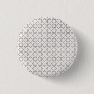 Beige islamische geometrische Muster Button