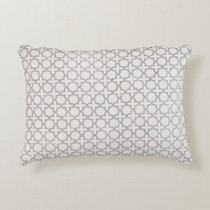 Beige islamische geometrische Muster Dekokissen