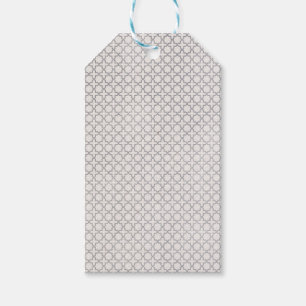 Beige islamische geometrische Muster Geschenkanhänger