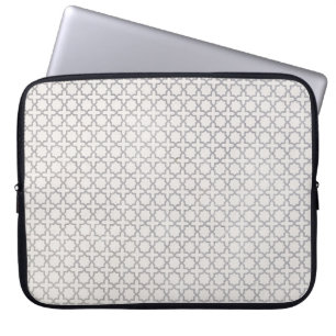 Beige islamische geometrische Muster Laptopschutzhülle