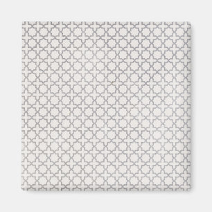 Beige islamische geometrische Muster Magnet