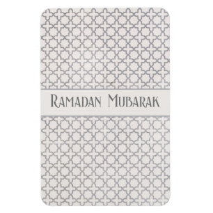 Beige islamische geometrische Muster Magnet