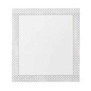 Beige islamische geometrische Muster Notizblock