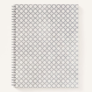 Beige islamische geometrische Muster Notizbuch