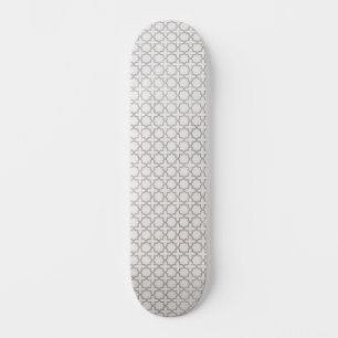 Beige islamische geometrische Muster Skateboard