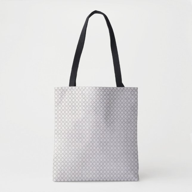 Beige islamische geometrische Muster Tasche (Vorderseite)