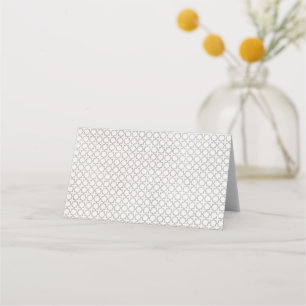 Beige islamische geometrische Muster Treuekarte