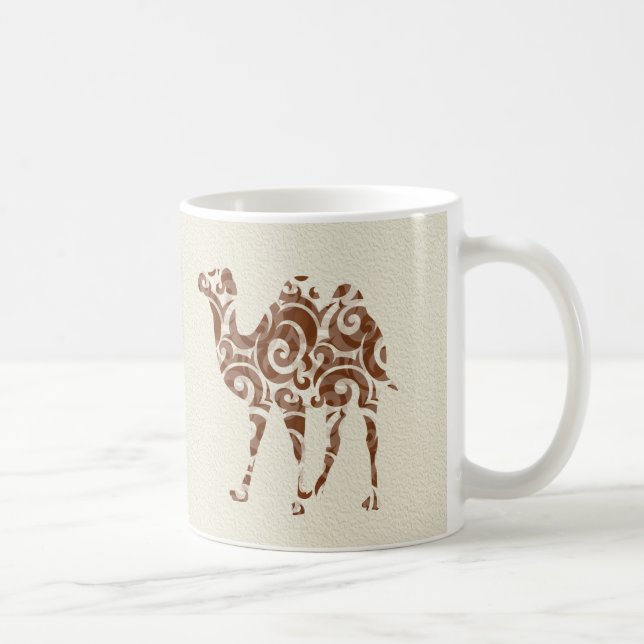 Beige Kamel Kaffeetasse (Rechts)