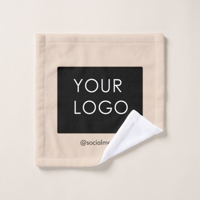 Beige Logos für moderne Berufliche Unternehmen Waschlappen (Waschlappen)