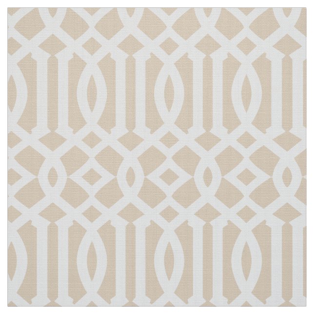 Beige marokkanisches Gewebe des Muster-| Stoff (Muster)