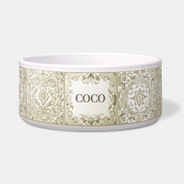 Beige mediterrane Fliese Napf