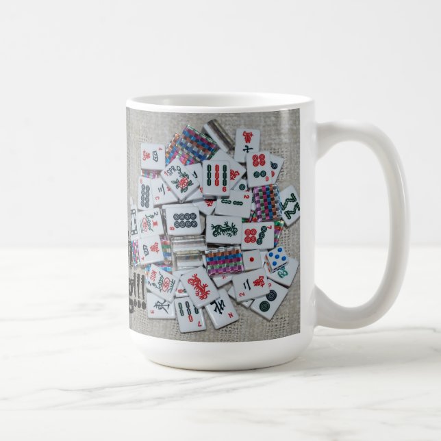 Beige Milliamperestunde jongg Tasse (Rechts)