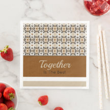 Beige mit Gold und Schwarz und Weiß