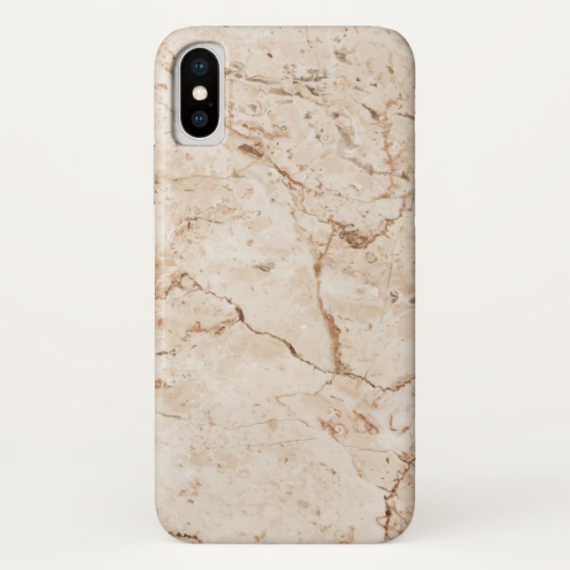 Beige mit Kornmor Case-Mate iPhone Hülle (Rückseite)