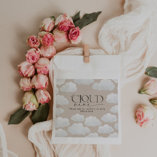 Beige natürliche Wolke neun Duschen moderne stilvo Geschenktütchen