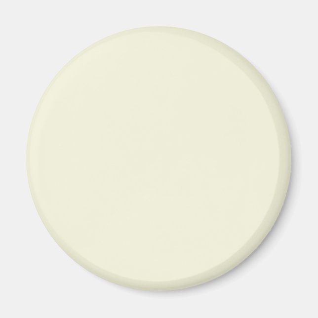 Beige (Off White) F5F5DC - Option zum Hinzufügen v Magnet (Vorne)