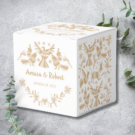 Beige Otomi Gevor Box Geschenkschachtel